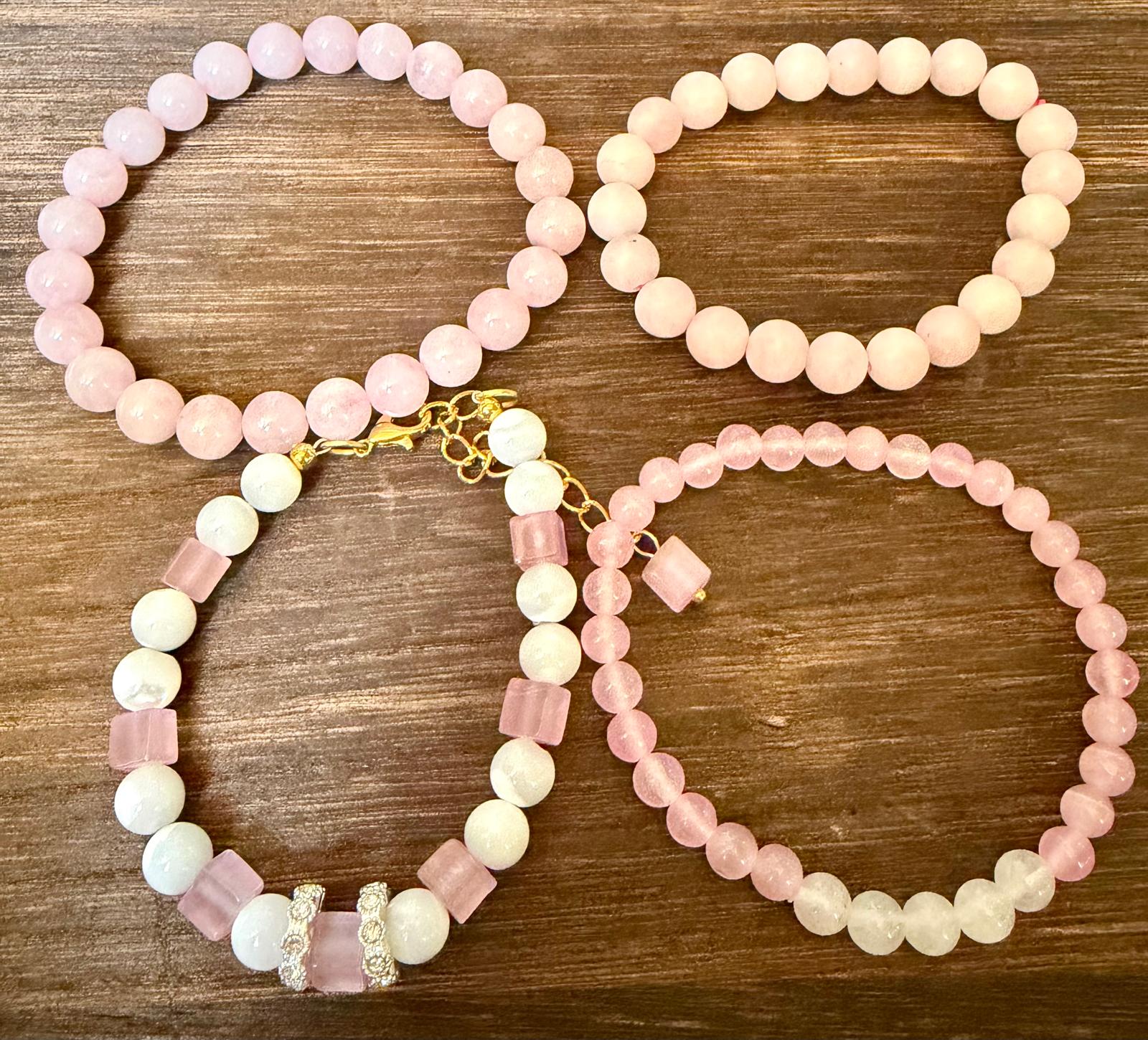 Pink Serenity Bracelet Stack