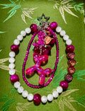 Pink Stardust UV Reactive Keychain/Phone Charm