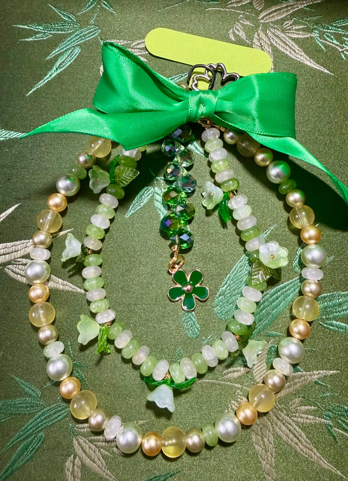 Emerald Blossom Garden Charm