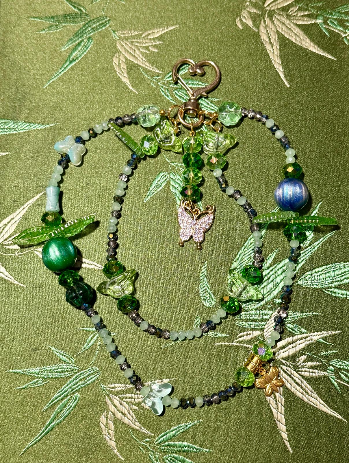Emerald Butterfly Dream Phone Charm & Keychain 🦋💚✨